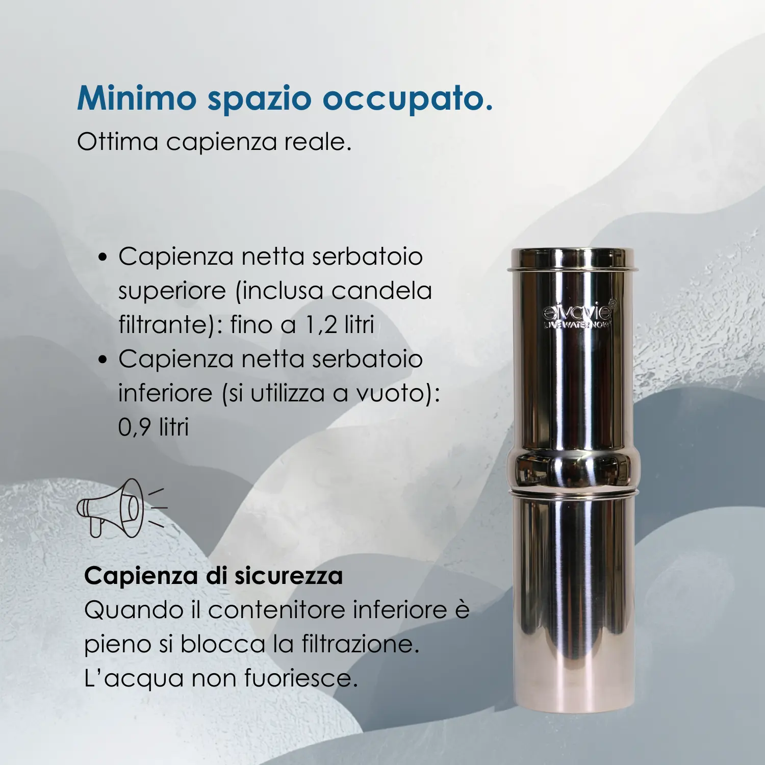 unità di filtrazione acqua a gravità da 1 litro @eivavie_5